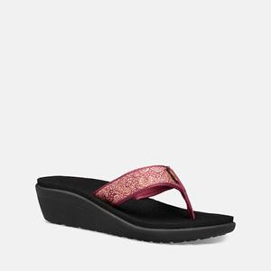 Teva Voya Sandalen Damen Rot/Schwarz [JZCW82516]